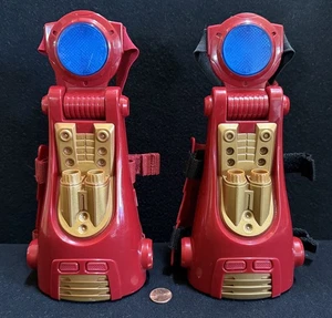 c2010 Hasbro Marvel Iron Man Wrist Repulsor Blaster with Lights & Sounds, PAIR - Picture 1 of 5