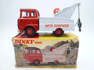 VINTAGE DINKY TOYS 434 BEDFORD TK WRECK TRUCK IN PART ORIGINAL BOX 1966 - Picture 1 of 6