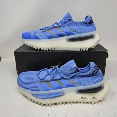 阿迪达斯 NMD_S1 舒适休闲运动鞋 / 蓝色 Fusion / HQ4468 / 女式 8 码 — 第 1/4 张图片