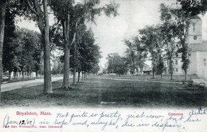 ROYALSTON MA - Common Postcard - udb - 1907 - Picture 1 of 2