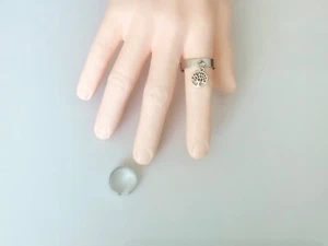 Árbol de la Vida Colgante Dije Anillo Ajustable Punk Joyería Dedo Naturaleza - Imagen 1 de 3
