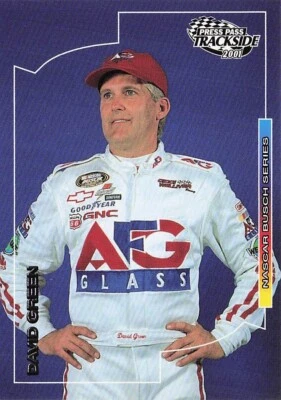 2001 Press Pass NASCAR Racing Trackside #58 David Green - Image 1 of 3