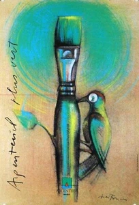 Argenteuil plus Vert by Andre Francois original Serigraphie 1990 - Picture 1 of 1