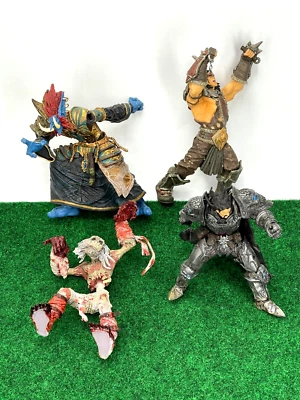 Lot 4 World of Warcraft DC Figures ZABRA HEXX Troll Priest Human Warrior Scourge - Image 1 of 4