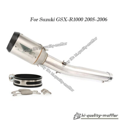 Silenciador de tubo de escape de motocicleta para Suzuki GSXR1000 GSX-R1000 2005-2006 - Imagem 1 de 4