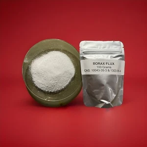 Borax Flux | 3 Oz | Crucible Dish Jewelry Casting Melting Gold Silver Copper - Picture 1 of 2