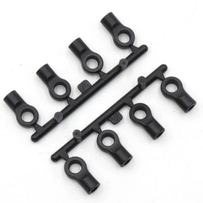 Plastic Ball Ends 4.8x10mm 8pcs to suit 1:10 Rc Crawlers, cars and drift cars. - Image 1 of 2