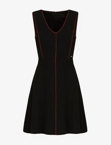 $160 MINI DRESS WITH CONTRASTING TRIM SIZE 0 - Picture 1 of 5