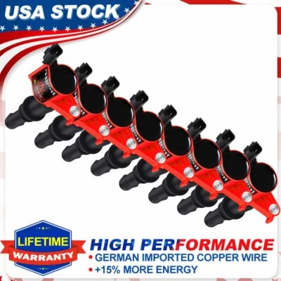8 点火线圈 Bobinas Para 适用于福特 F-150 250 5.4/5.4/6.8L V8 2004-2008 DG511 — 第 1/4 张图片