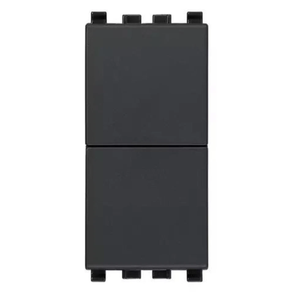 VIMAR EIKON - DUE PULSANTI INDIPENDENTI NO+NO 10A GRIGIO 20066