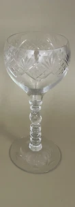 Calice vino acqua cristallo soffiato Cambridge 7 7/8" gambo #1402 - Foto 1 di 4