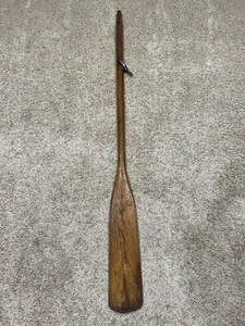 Vintage Beautiful 72” Boat Oar & Lock-Great For Cabin/Man Cave-V/Nice Patina - Picture 1 of 12