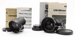 [MINT IN BOX w/ Viewfinder] Nikon UW-Nikkor 20mm f2.8 Underwater Lens From JAPAN - Picture 1 of 12