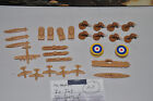 MB AXIS & ALLIES 1987 Board Game 4423  - Parts - UK Markers and Troops Lot
