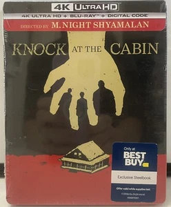 Knock At The Cabin NEW 4K BluRay Digital STEELBOOK M. Night Shyamalan FREE SHIP - Picture 1 of 3