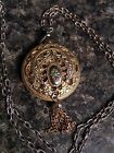 VTG Trice Pendant Necklace Watch Women Swiss Made Gold Tone Manual Wind