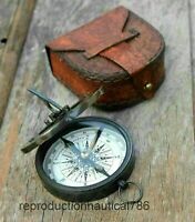 Maritime Marine Nautical Astrolabe Solid Brass Antique Compass Handmade Gift