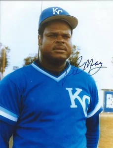 Signed  8x10 LEE MAY Kansas City Royals Autographed photo - COA  - Picture 1 of 1