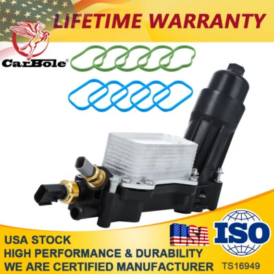 Корпус масляного фильтра охладителя с прокладками для 3,6 л 2011-2016 Dodge Journey Jeep - Изображение 1 из 4