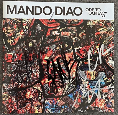 Mando Diao CD Ode To Ochrasy SIGNED Autogramm signiert  - Bild 1 von 2