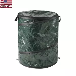 Collapsible Outdoor Trash Can Yard Waste Camping Parties Easy Transport 29.5 Gal - Picture 1 of 9