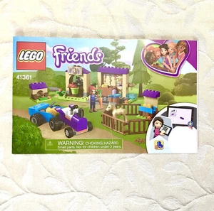 LEGO 41361 Instruction Booklet Manual Friends Mia’s Foal Stable - Picture 1 of 2