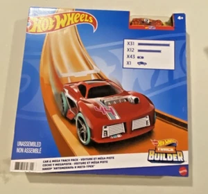 Hot Wheels Track Builder Mega Track Pack With Car Mattel Brand New in Sealed Box - Picture 1 of 6