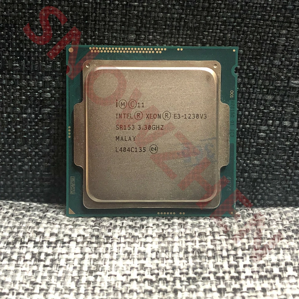 Intel Xeon E3-1230 V3 CPU 4-Core 3.3GHz 8M LGA 1150 SR153 80W Processor - Image 1 of 2