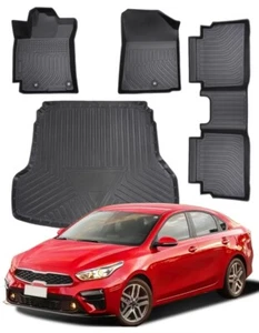 COLANAT® Floor Mats & Cargo Liner for 2024 2023-2019 Kia Forte(S5 - Picture 1 of 7
