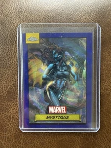 2024 Topps Chrome Marvel Mystique #117 Blue Wave /150 Color match! - Picture 1 of 2