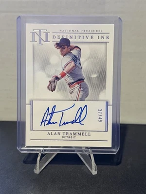 Чернила Alan Trammell National Treasures Definitive 37/49 - Изображение 1 из 2