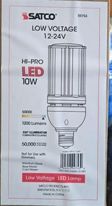 SATCO S9753 Hi-Pro LED Low Voltage 10W light bulb - 5000K - 1200 Lumens - Picture 1 of 3