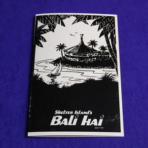 REPRODUKTION MENÜ BALI HAI POLYNESISCHES RESTAURANT UND TIKI BAR IN SAN DIEGO, CA - Bild 1 von 3