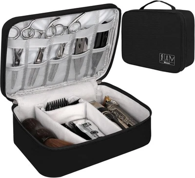 Bolsa de herramientas de peluquero Estuche de peluquero Herramientas para el cabello Bolsa de viaje Clipper Protector Soporte para C... Foto 1 de 4