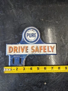 Pure Oil Co License Plate Topper - Picture 1 of 2