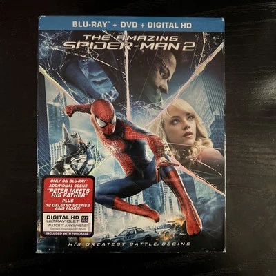 The Amazing Spider-Man 2 | Slip Cover Edition | Blu-ray + DVD + Digital HD 2014 - Image 1 of 4