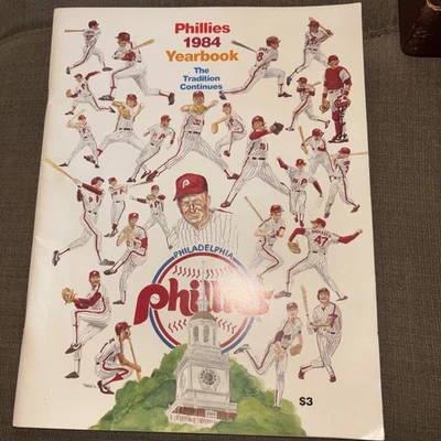 1984 PHILADELPHIA PHILLIES YEARBOOK THE TRADITION CONTINUES FREE SHIPPING!  - Image 1 of 2