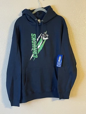 Men’s 2XL NWT Vancouver Canucks Starter Color Scratch Fleece Pullover Hoodie - Image 1 of 4