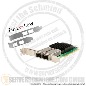Réseau Lenovo Mellanox ConnectX-5 2x 100 Go PCIe x16 MCX556A-ECAT 01KT927 - Photo 1/5
