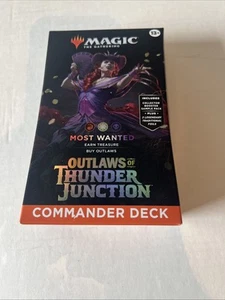 Foil Bundle + Outlaws of Thunder Junction - Most Wanted Commander Deck - Sealed - Picture 1 of 4