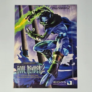 Legacy of Kain Soul Reaver 2 PlayStation PS2 Adventure Print Ad/Poster Promo Art - Picture 1 of 2