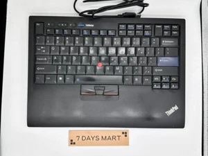 Lenovo Thinkpad SK-8855 USB Wired Keyboard English Layout USED - Picture 1 of 6