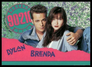 1991 Cheerios/Golden Grahams Beverly Hills 90210 #NNO Dylan / Brenda Card - Picture 1 of 2
