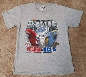 Camiseta de fútbol americano de colección Lee Sport 1999 Rose Bowl Wisconsin Badgers UCLA Bruins MED - Imagen 1 de 6