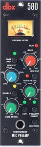 DBX 580 Microphone/Instrument 500 series Mic Preamp with VU Meter - Picture 1 of 1