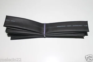 1 Inch 5 Feet Heat Shrink Tubing Tube Black - Picture 1 of 3