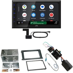 JVC KW-M695DBW Android Auto CarPlay DAB+ Einbauset für Porsche Cayenne ab 2007 - Bild 1 von 1