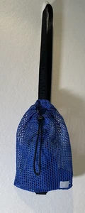 Free People FP Movement Mini Mesh Sling Bag Bottle Knit Blue Double Bag Design - Picture 1 of 3