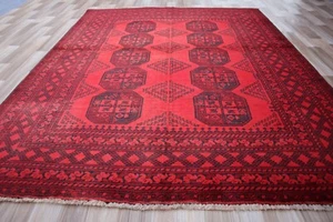 Alfombra 5x5 decoración cualquier habitación, tribal afgana vintage, 100% lana. Detalles BeloW - Imagen 1 de 13
