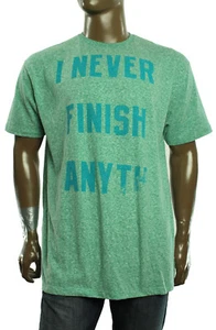 New Mens JEM Mint Green Crew Neck Short Sleeve Graphic Tee T Shirt XXL - Picture 1 of 2